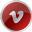 Red Vimeo Icon 32x32 png